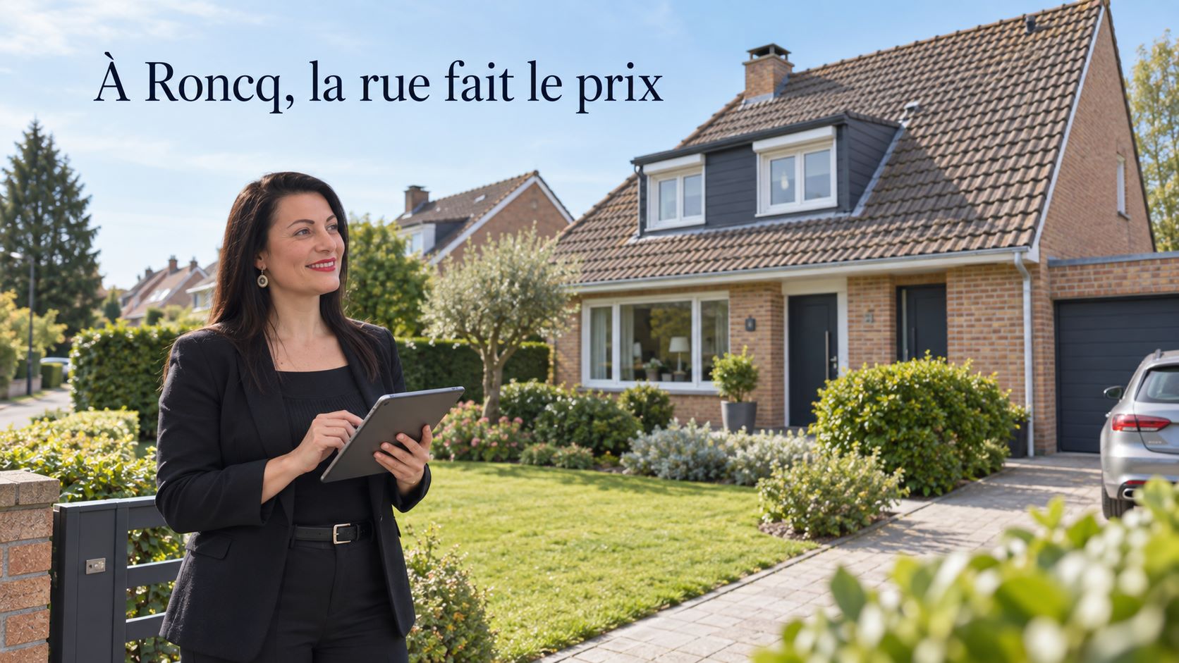 Estimation d'une maison à Roncq : la rue fait le prix